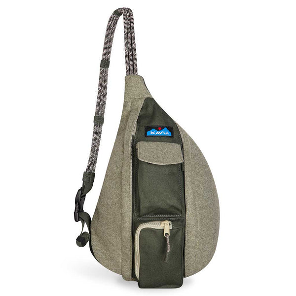 KAVU Camp Cozy Rope Bag Casual Sling Bag Greenwood WildBounds