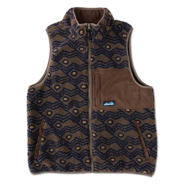 KAVU | Cooper | Men's Sherpa Fleece Gilet | Walnut Mountain