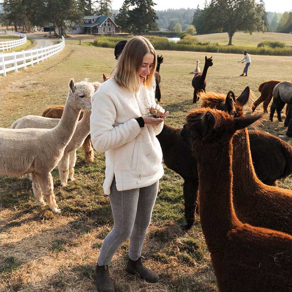 Llama kavu online bag