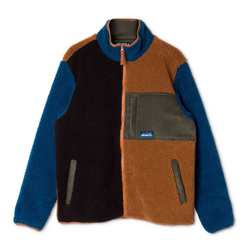 KAVU | Loven | Women's | Checkered Fleece Jacket | Mocha KAVU | Loven | Women's | Checkered Fleece Jacket | Mocha