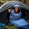 Mistral 20°F Sleeping Bag | Women's Kelty 35415525RR Sleeping Bags Regular / Windward Blue/Pageant Blue