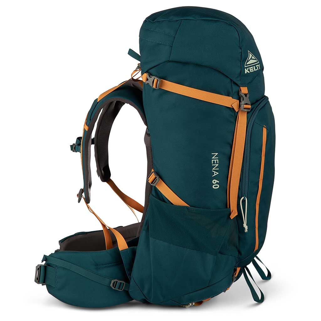 Kelty | Nena 60L | Women's | Hiking Backpack | Deep Teal/Gold