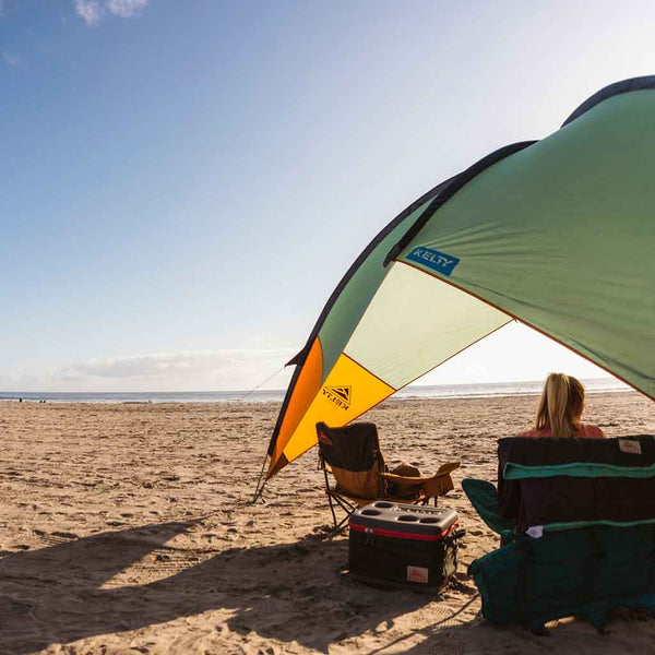 Kelty | Sunshade with Side Wall | Beach Shelter | Sun Shelter