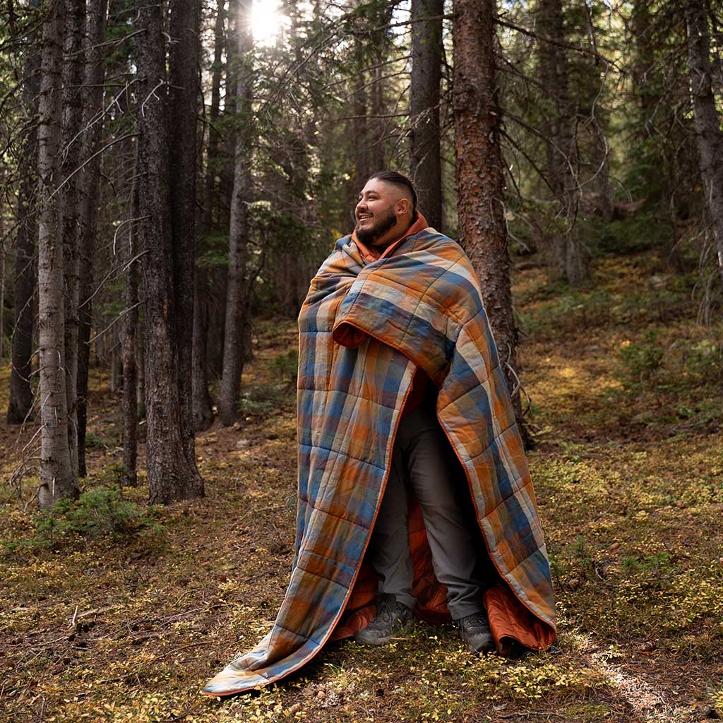 Kelty | Wayback Biggie Blanket | Double Camp Blanket | Gingerbread