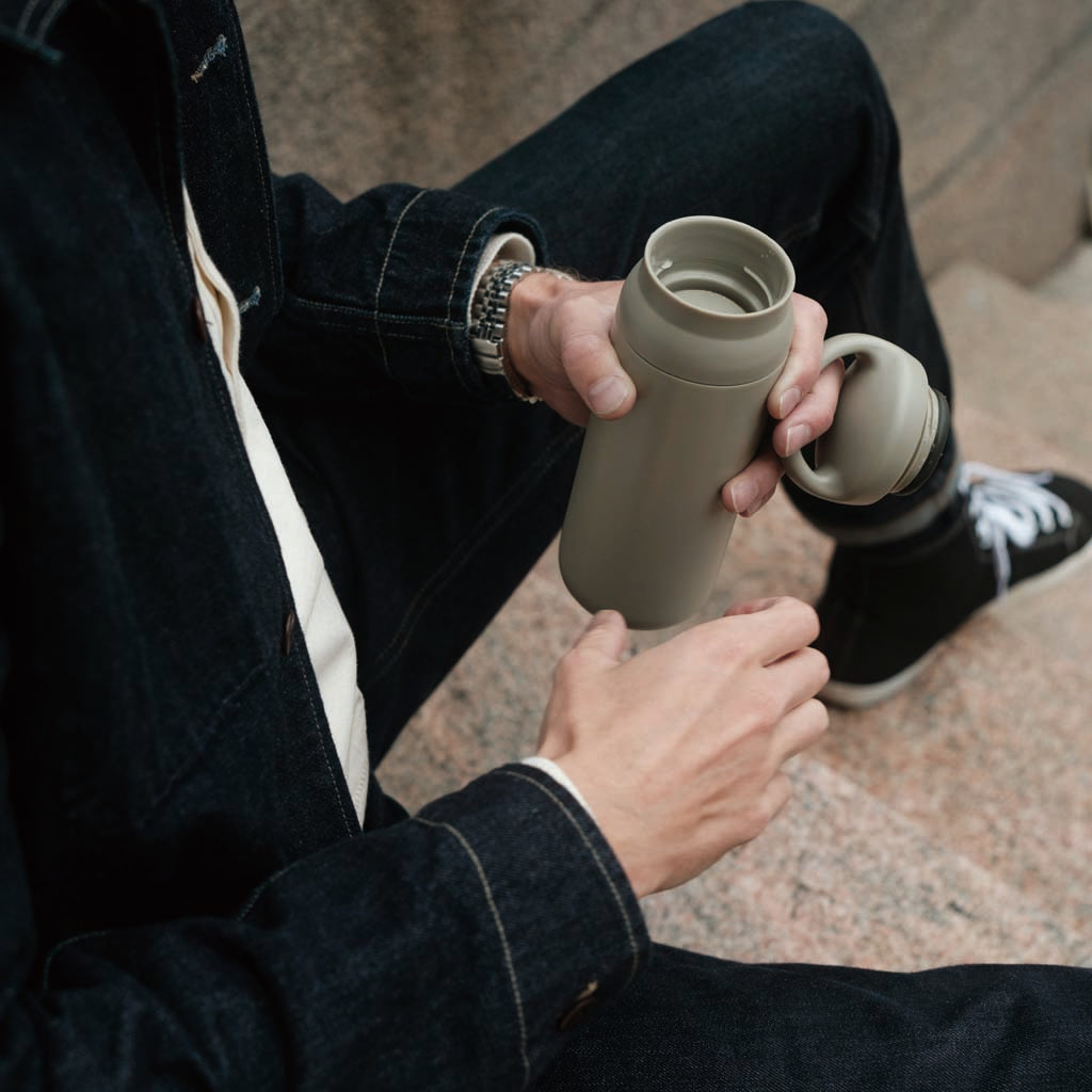 Day Off Tumbler Kinto 21088 Coffee Flasks 500ml / Sand Beige