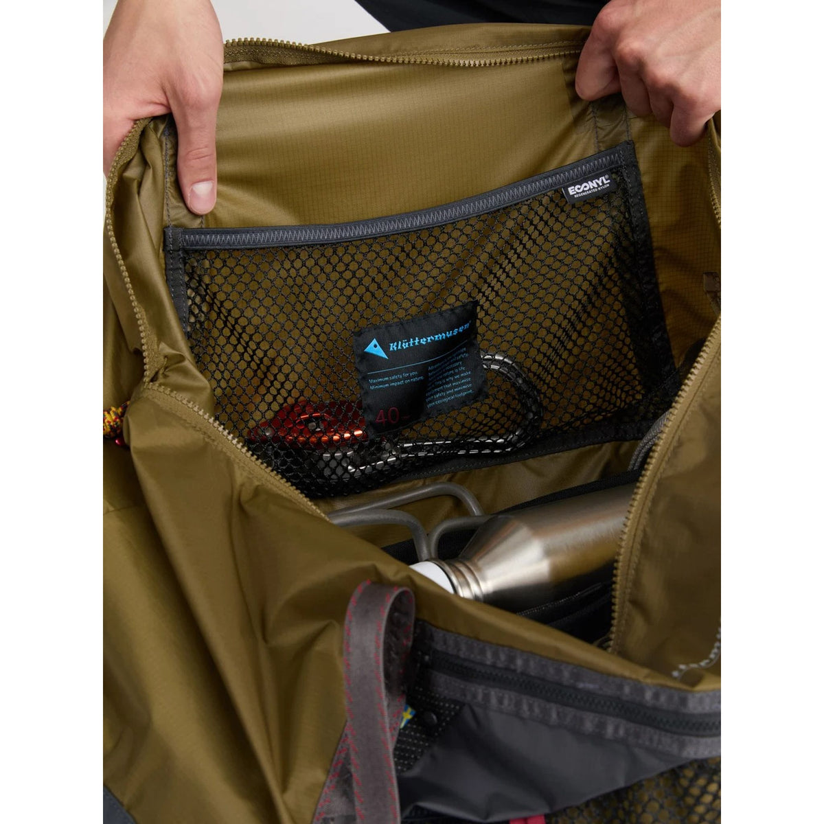 Mimer Dufflebag 40L Klättermusen 10459_279-OZ Duffle Bags 40L / Cloud Berry
