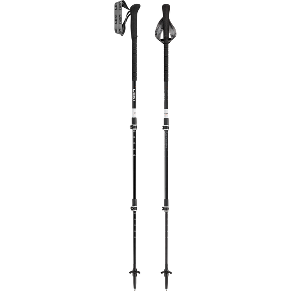 Skytera Lite Leki 65621351S Walking Poles 100 - 135 cm / Black White/Neon Orange