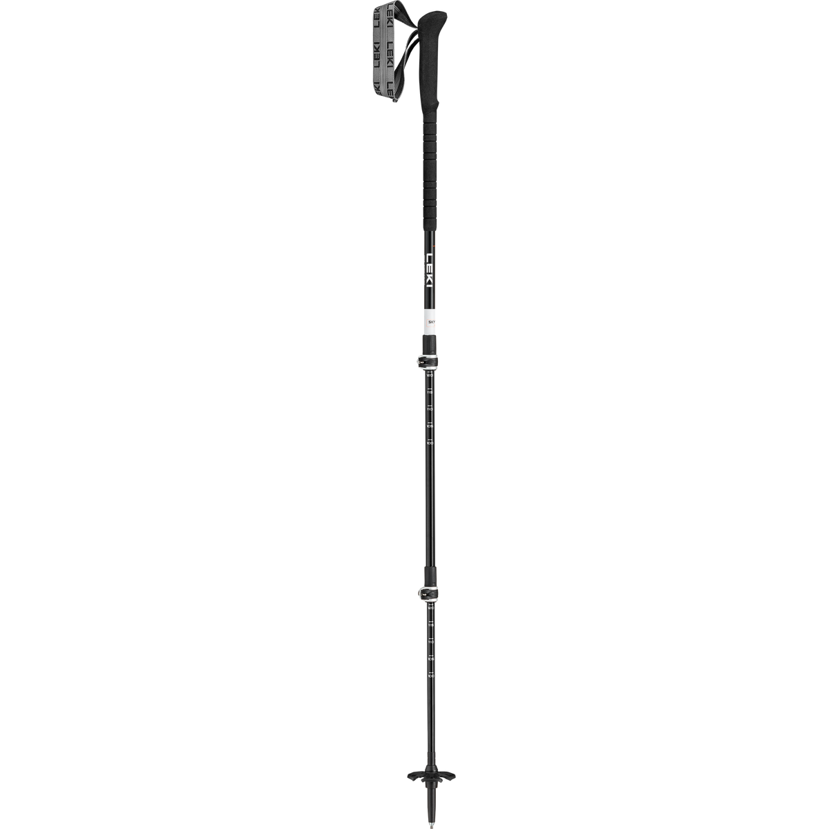 Skytera Lite Leki 65621351S Walking Poles 100 - 135 cm / Black White/Neon Orange