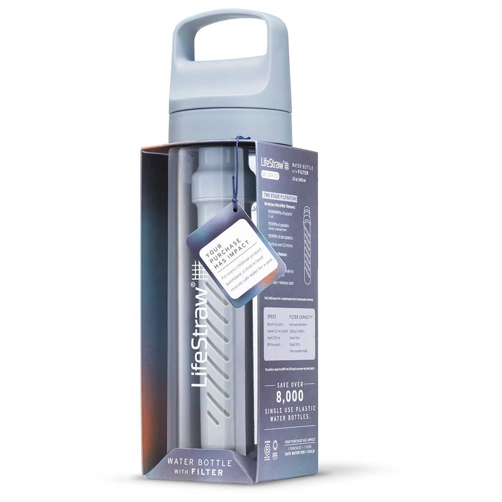 Lifestraw Go 650ml | Tritan Renew LifeStraw LSLGV422BLWW Water Filters 650 ml / Icelandic Blue