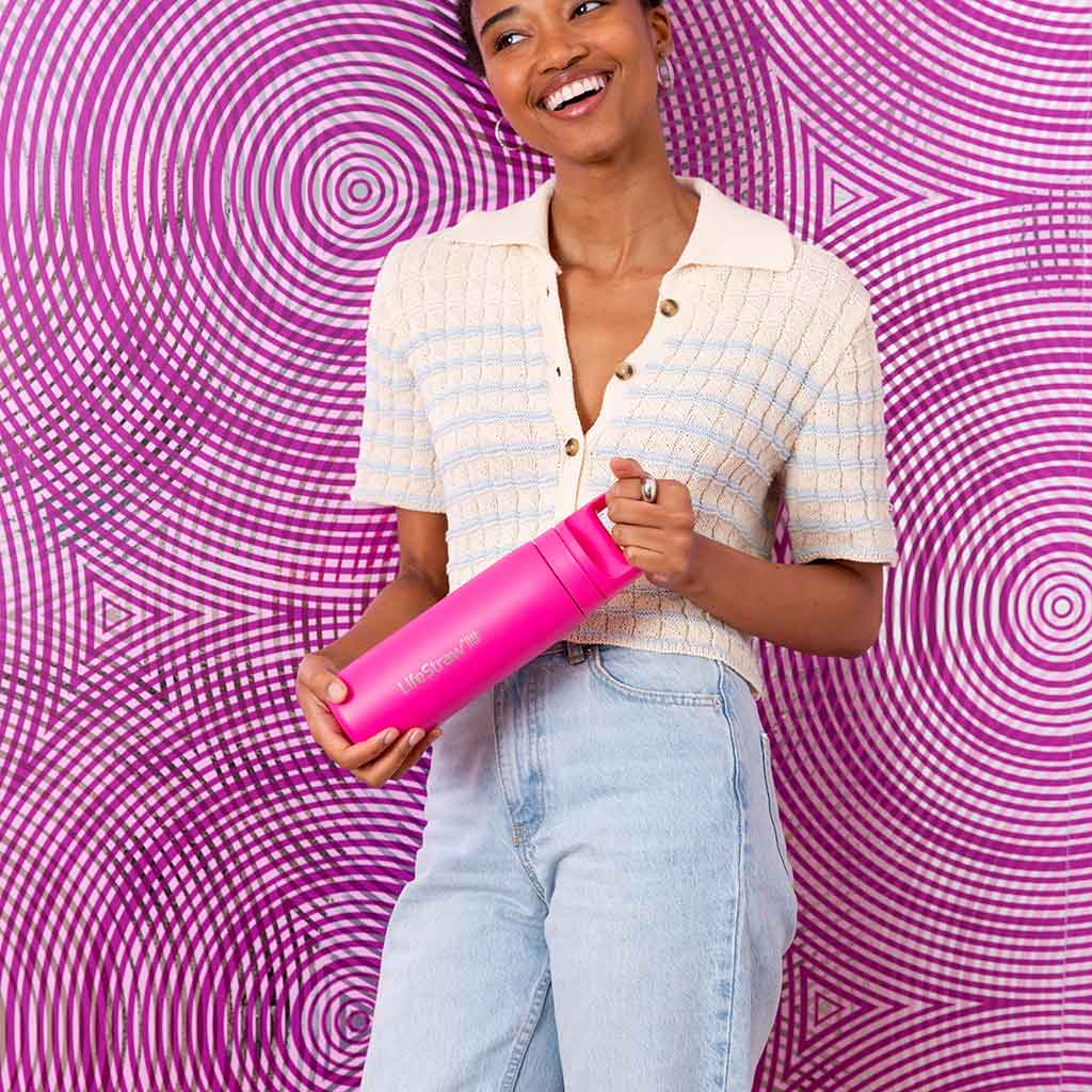 Lifestraw Go 700ml | Stainless Steel LifeStraw LSGV42SOPWW Water Filters 700 ml / Orchid Pink