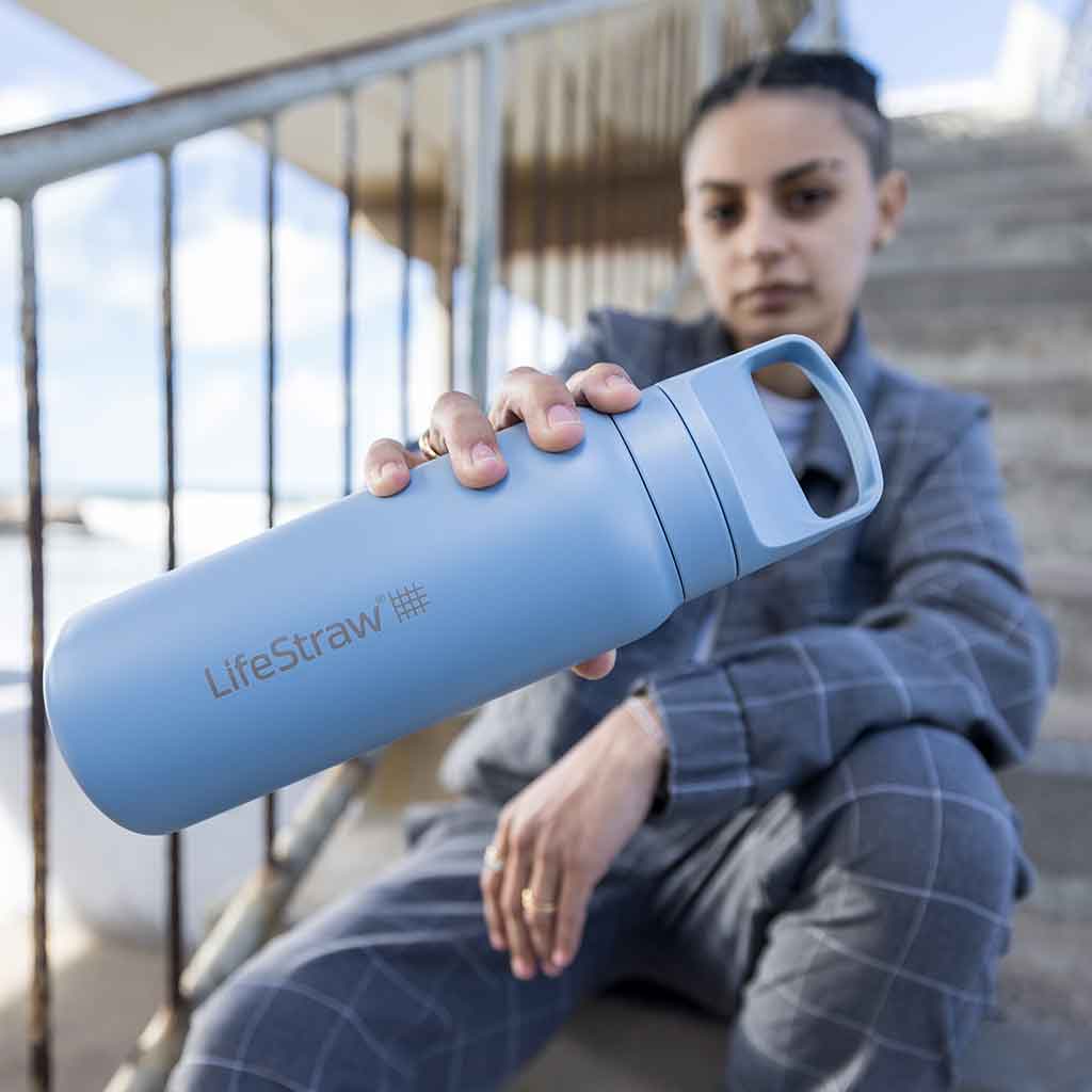 Lifestraw Go 700ml | Stainless Steel LifeStraw LSGV42STPWW Water Filters 700 ml / Thistle Purple