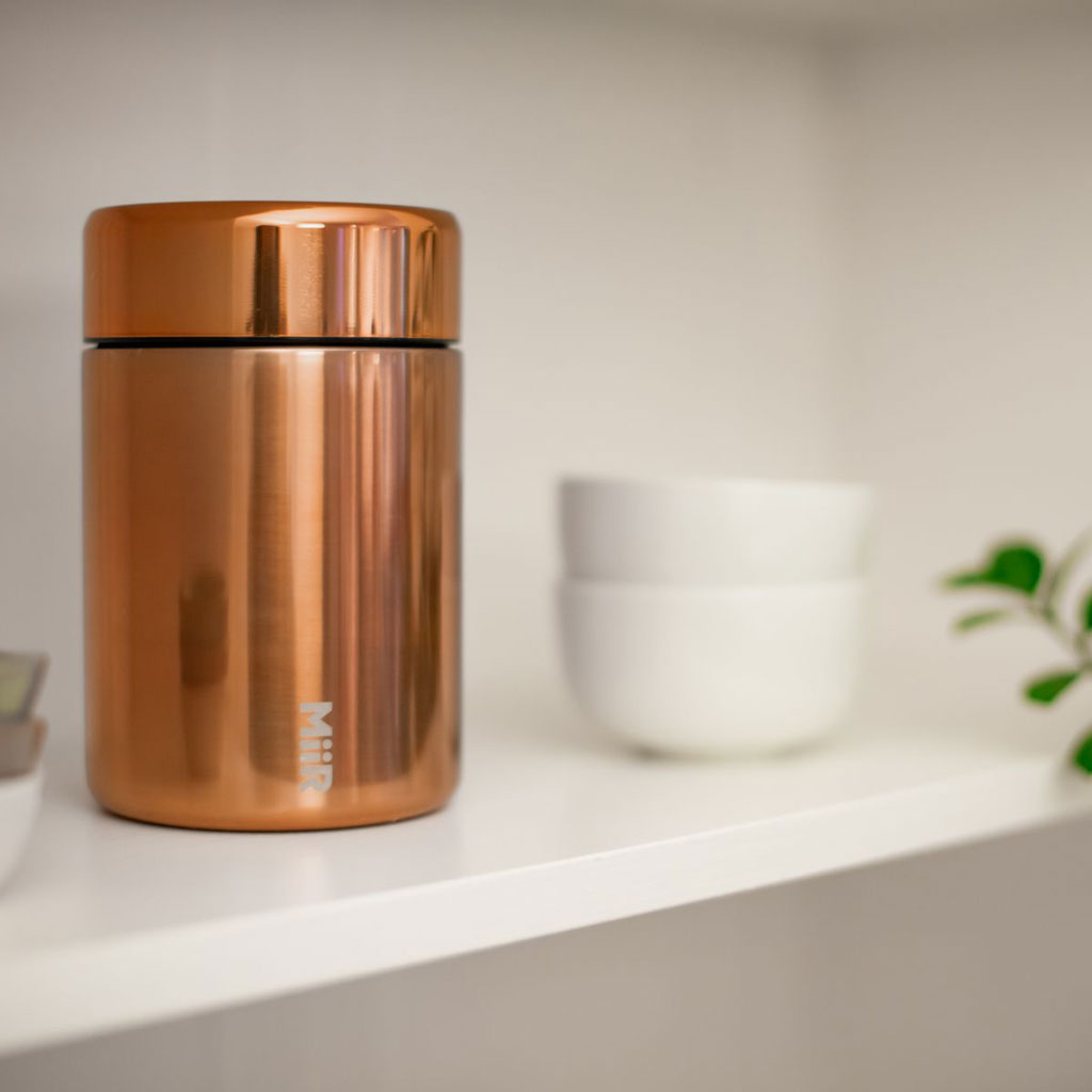 MiiR Coffee Canister Coffee Jar Copper WildBounds UK