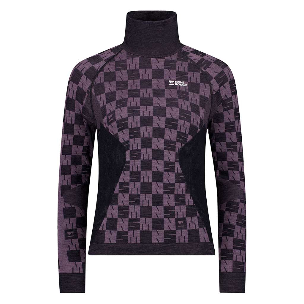 Ascender Merino Seamless Mock Neck LS | Women's