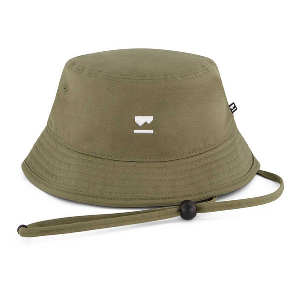 Mons Royale | Ridgeline Bucket Hat | Organic Cotton Hat | Olive
