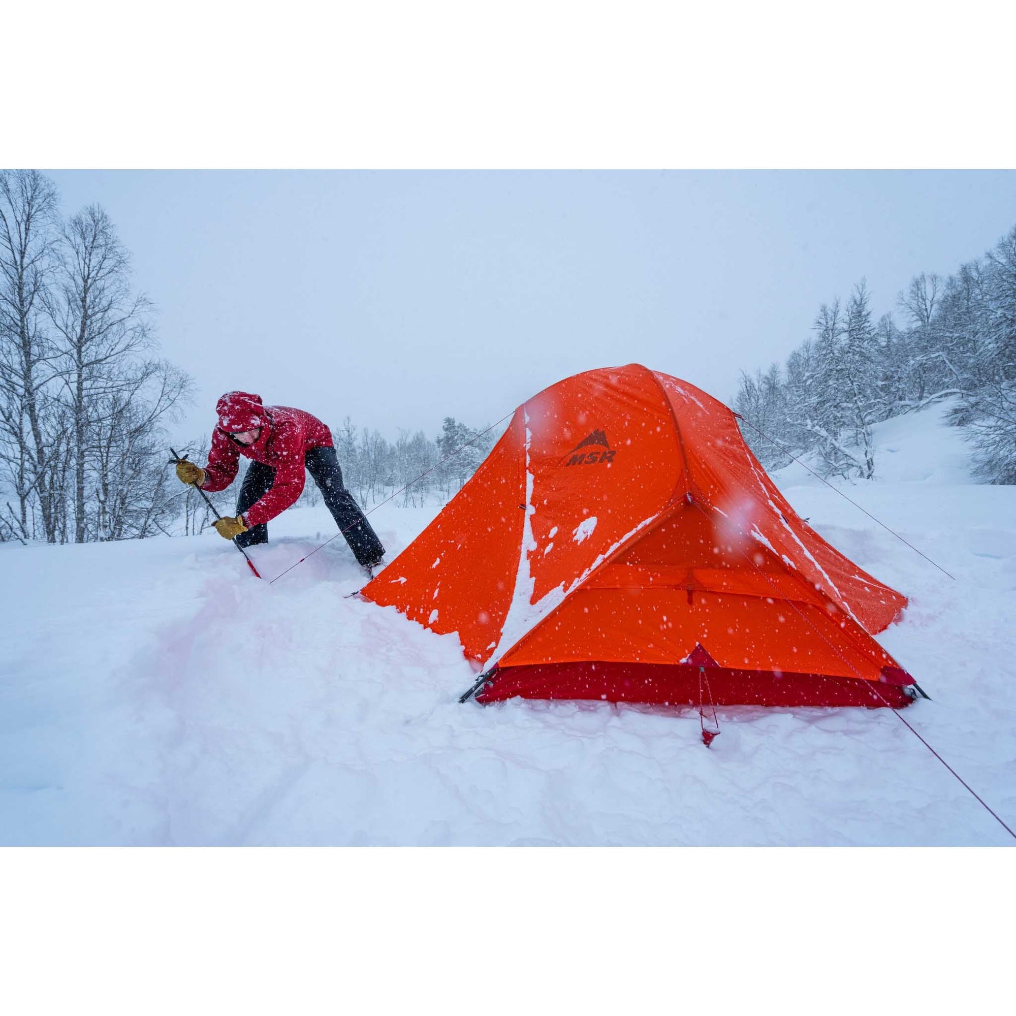 MSR | Access 1 Tent | Four-season Solo Tent | Orange | WildBounds UK