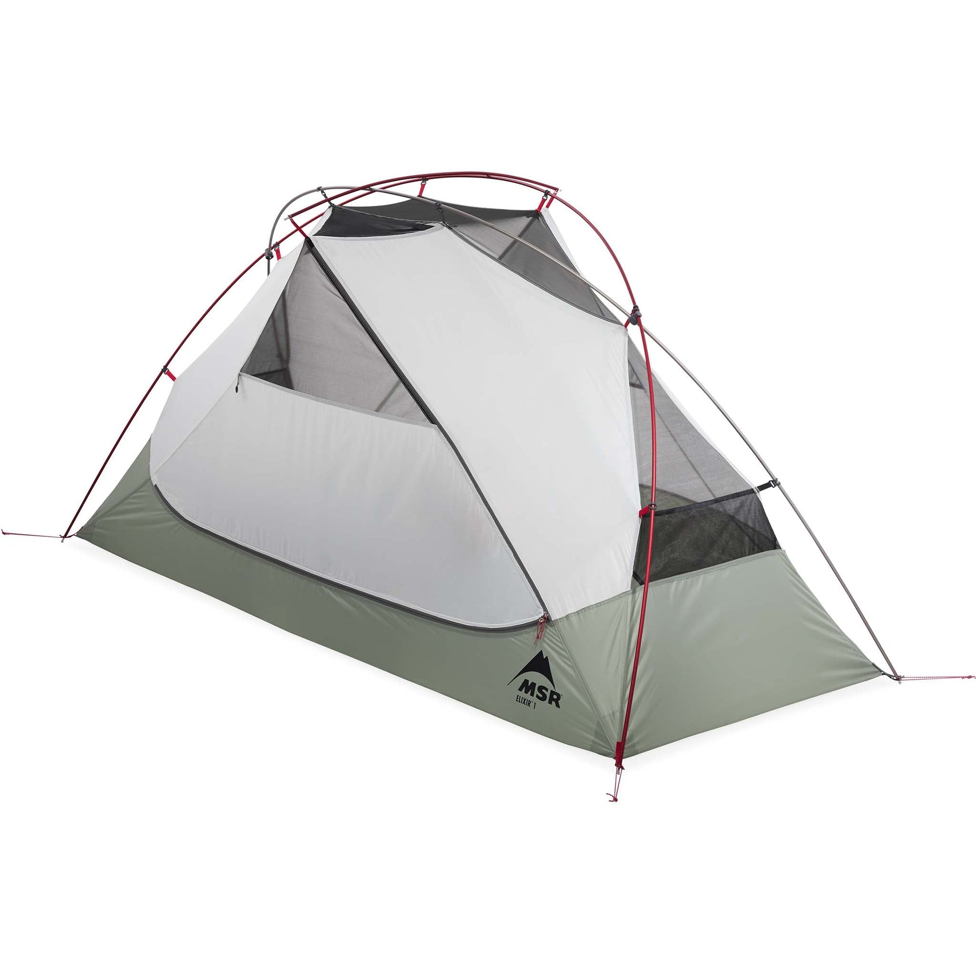 MSR | Elixir 1 Tent | Solo Backpacking Tent | Green