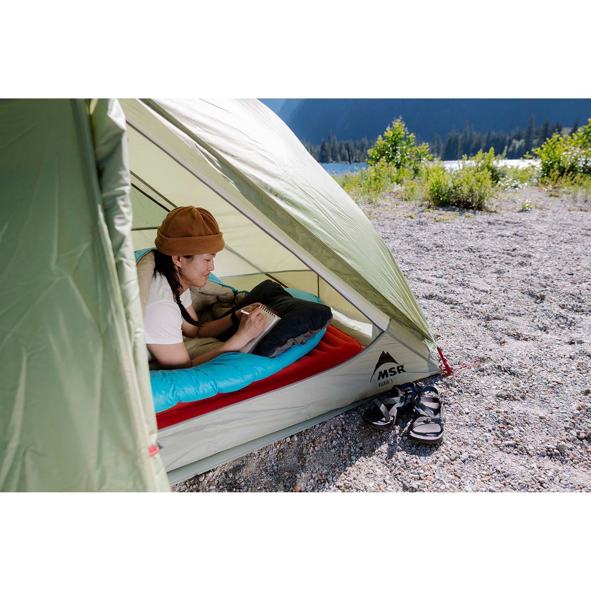 MSR | Elixir 1 Tent | Solo Backpacking Tent | Green | WildBounds
