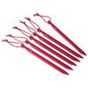 Groundhog Stake Kit | 6 Stakes MSR 05807 Tent Accessories One Size / Red