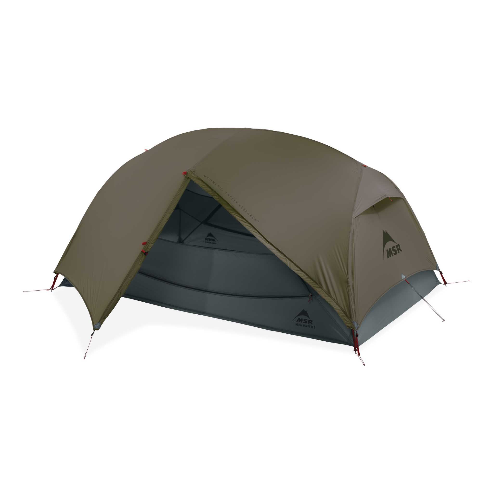 MSR | Hubba Hubba LT 2 Tent | Two-Person Backpacking Tent | Olive