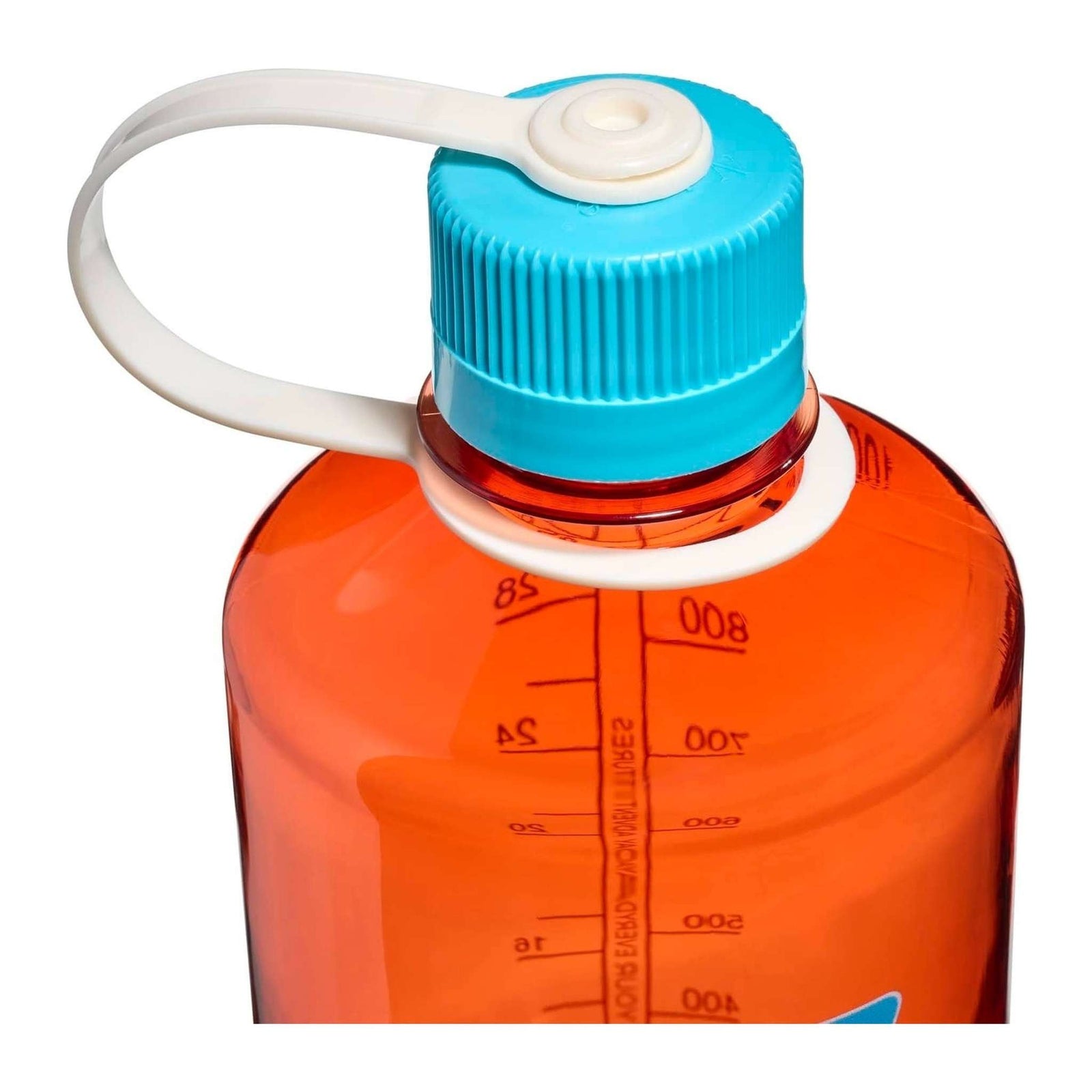 1L Narrow Mouth Tritan Sustain Nalgene N2021-4032 Water Bottles 1 Litre / Flame - Blue Atoll Cap