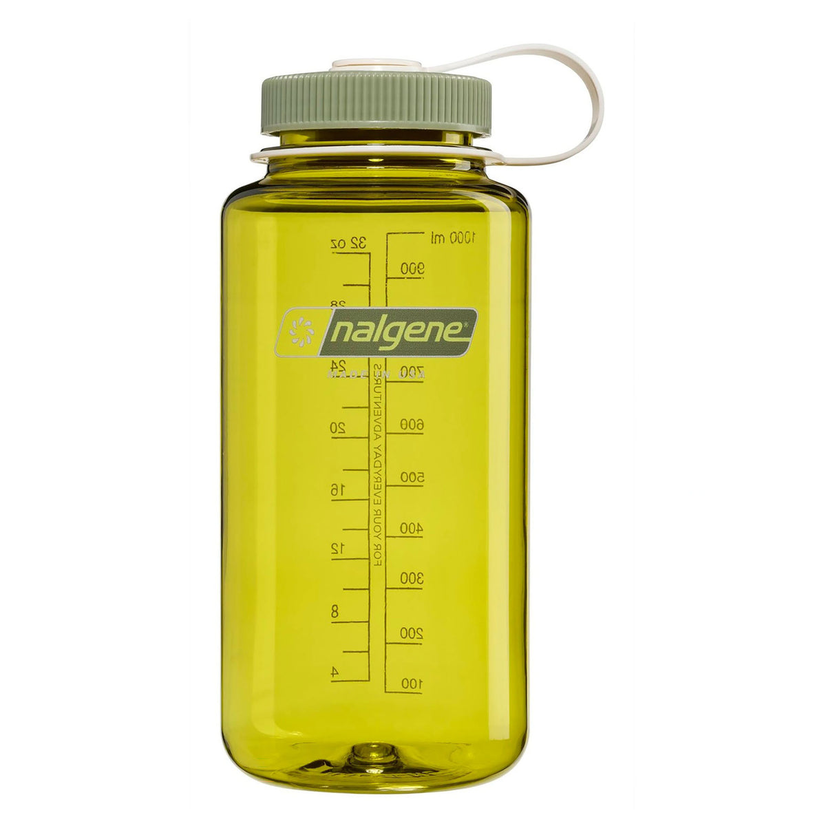 1L Wide Mouth Tritan Sustain Nalgene N2020-2632 Water Bottles 1 Litre / Endive - Oil Green Cap