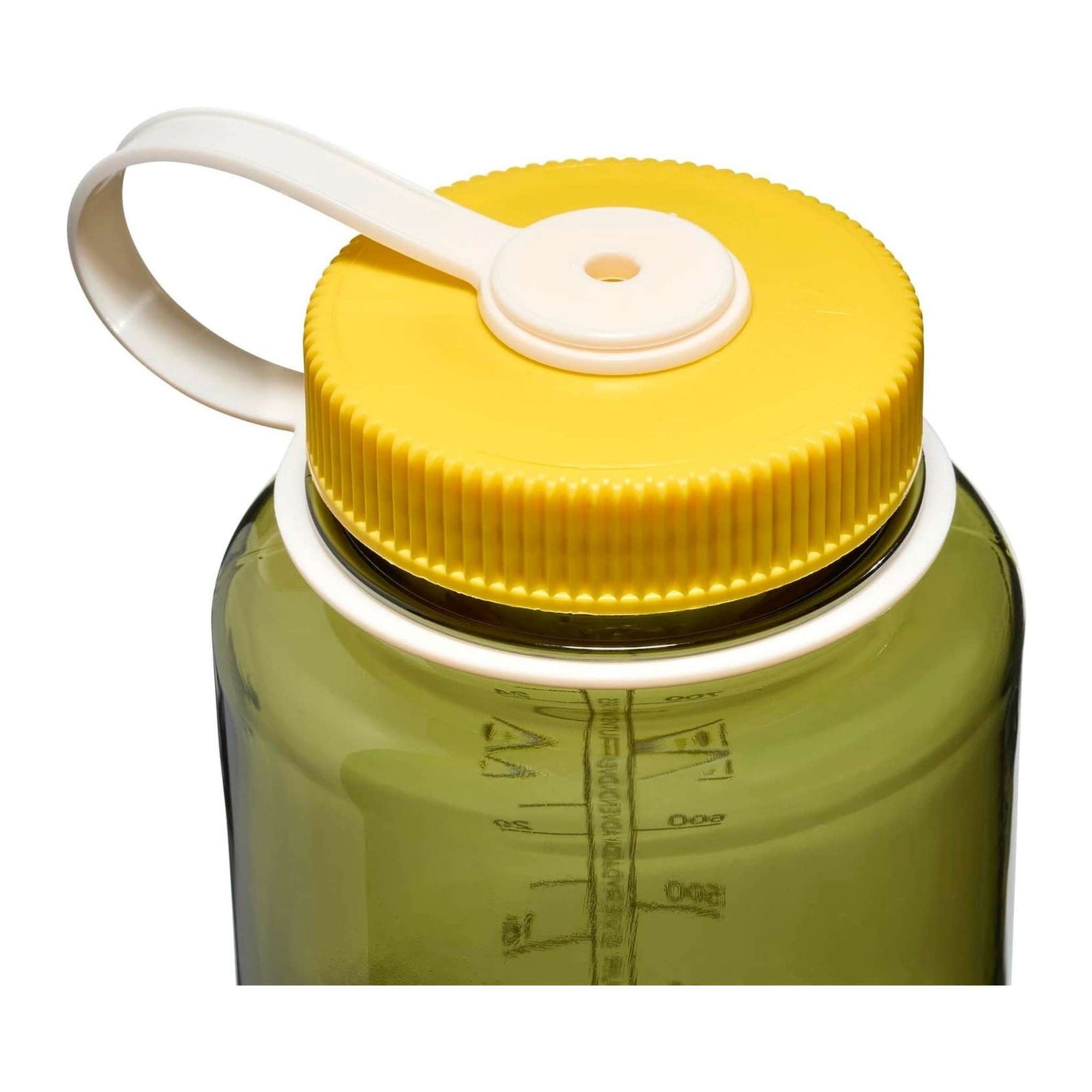 Nalgene | 1L Wide Mouth Tritan Sustain | Oil Green - Freesia Cap