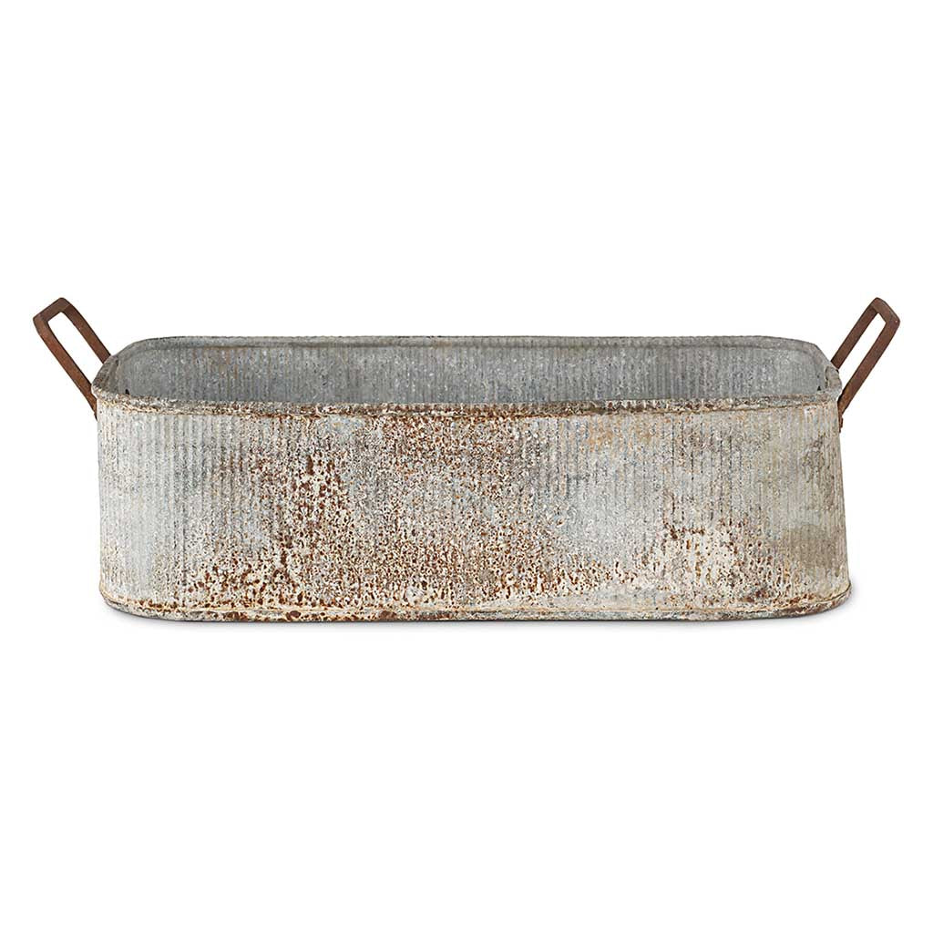 Japos Outdoor Planter Tray nkuku JT1501 Planters One Size / Aged Zinc