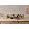 Kochi Iron & Mango Wood Baskets nkuku KO0301 Baskets Set of 2 / Brown
