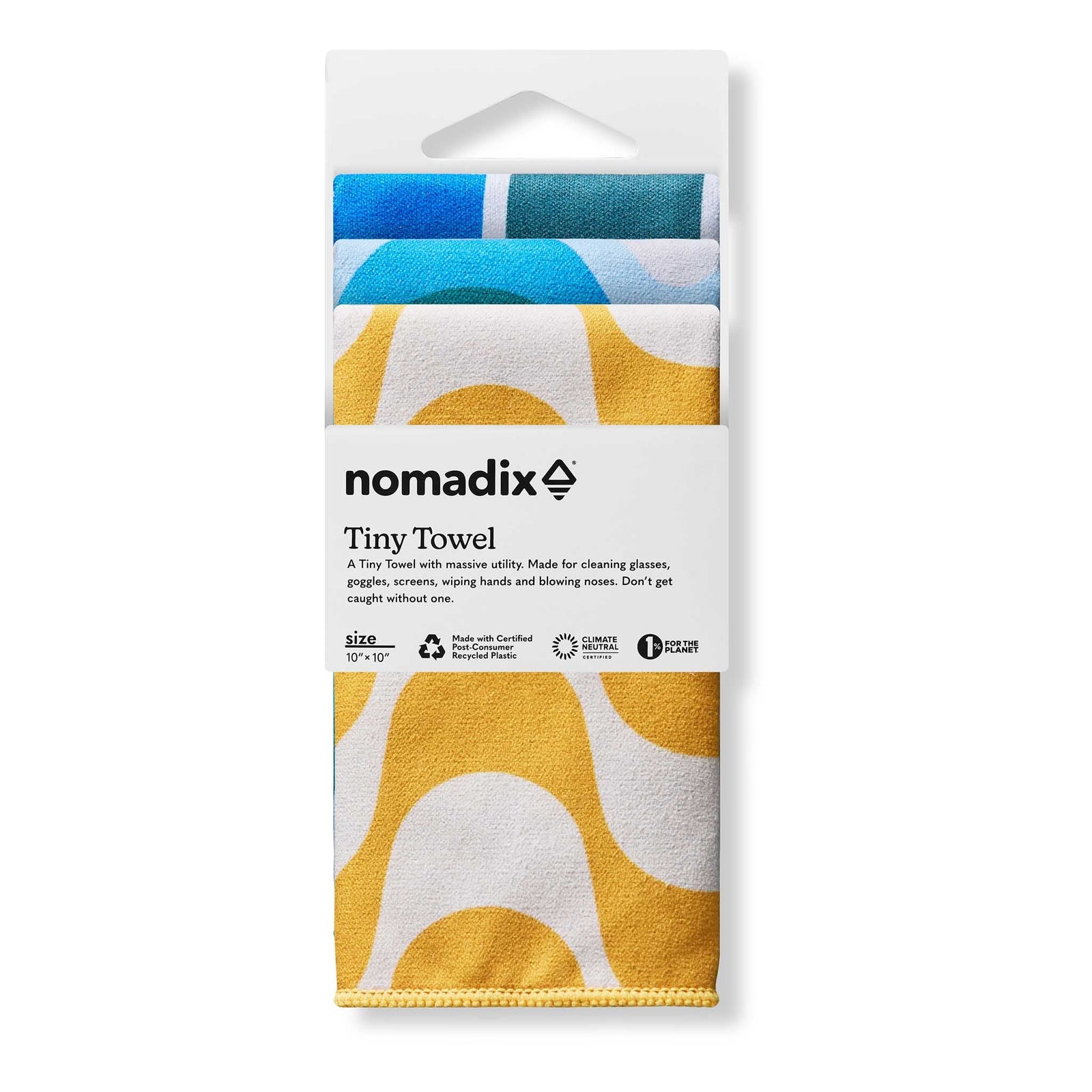 Tiny Towel 3-Pack Nomadix TT-3STP-101 Travel Towels One Size / Stripes