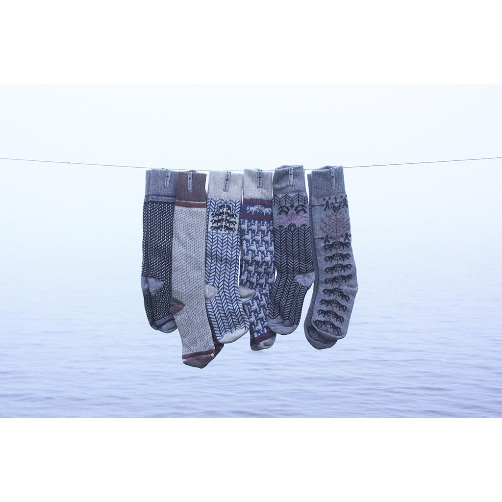Fager Iris Wool Socks Öjbro Vantfabrik Socks