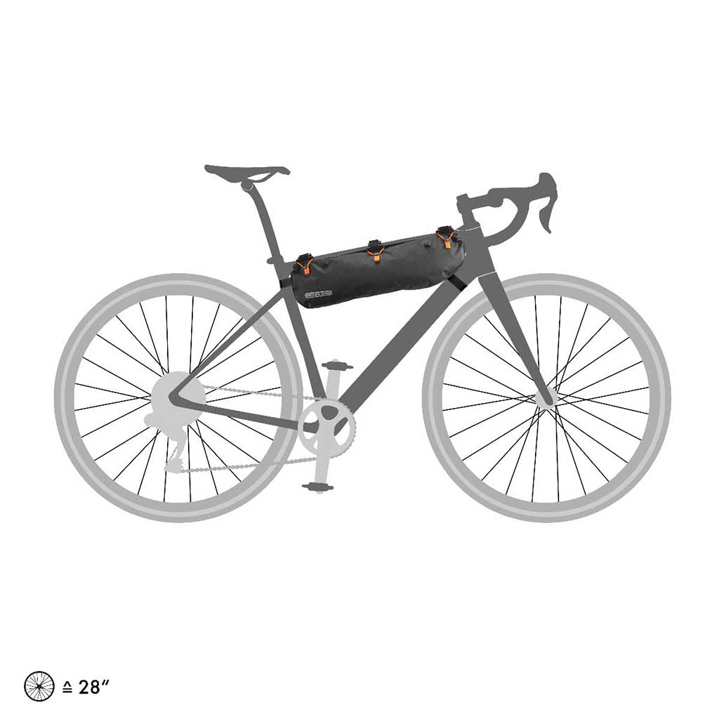 Frame Pack RC Toptube ORTLIEB OF9943 Bike Bags 4L / Matt Black