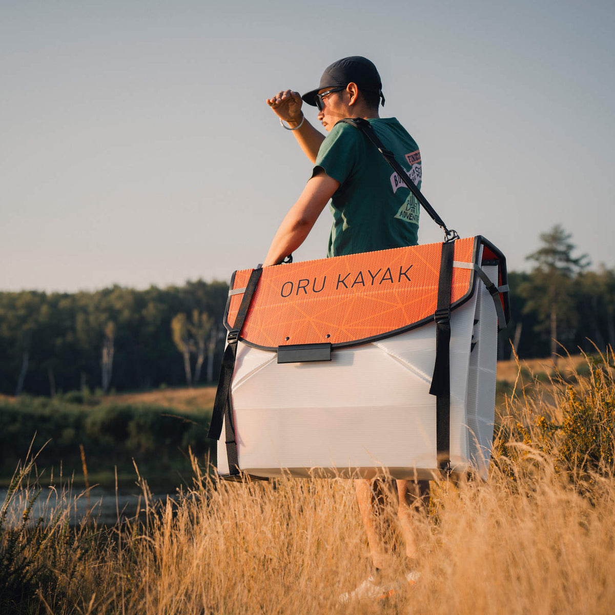 Bay ST Oru Kayak OKY102-CYN-ST-01 Kayaks 1P / Cayen/Slate
