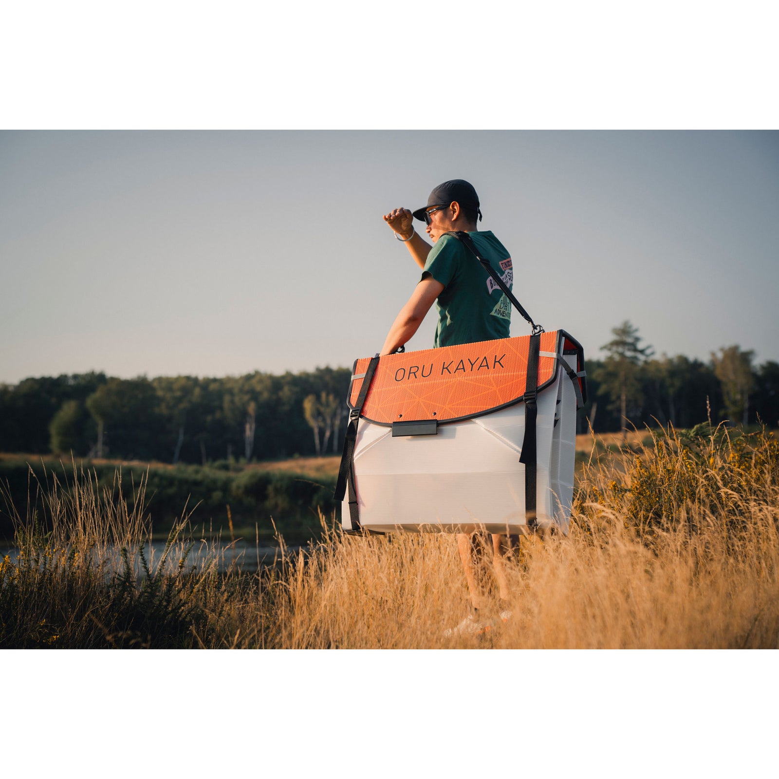 Bay ST Oru Kayak OKY102-ORA-ST Kayaks 1P / White/Orange