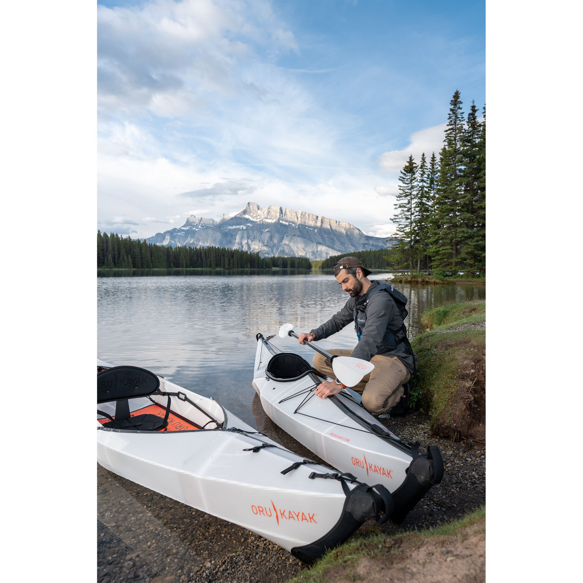 Bay ST Oru Kayak OKY102-ORA-ST Kayaks 1P / White/Orange