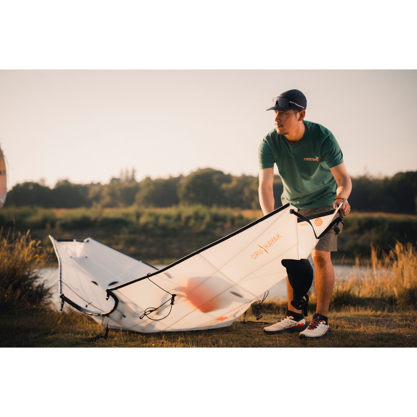 Bay ST Oru Kayak OKY102-ORA-ST Kayaks 1P / White/Orange