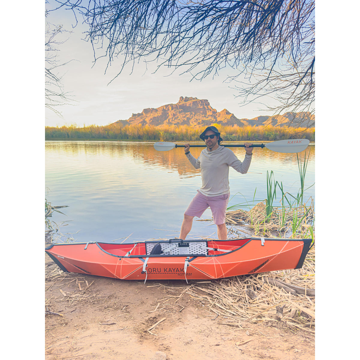 Inlet Sport Oru Kayak OKY501-CYN-INS-01 Kayaks One Size / Cayen/Slate