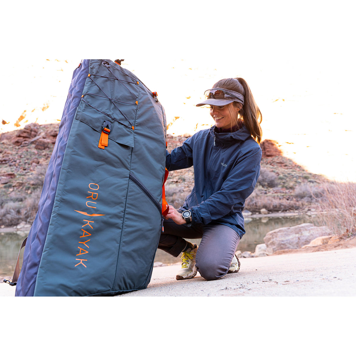 Inlet Sport Oru Kayak OKY501-CYN-INS-01 Kayaks One Size / Cayen/Slate