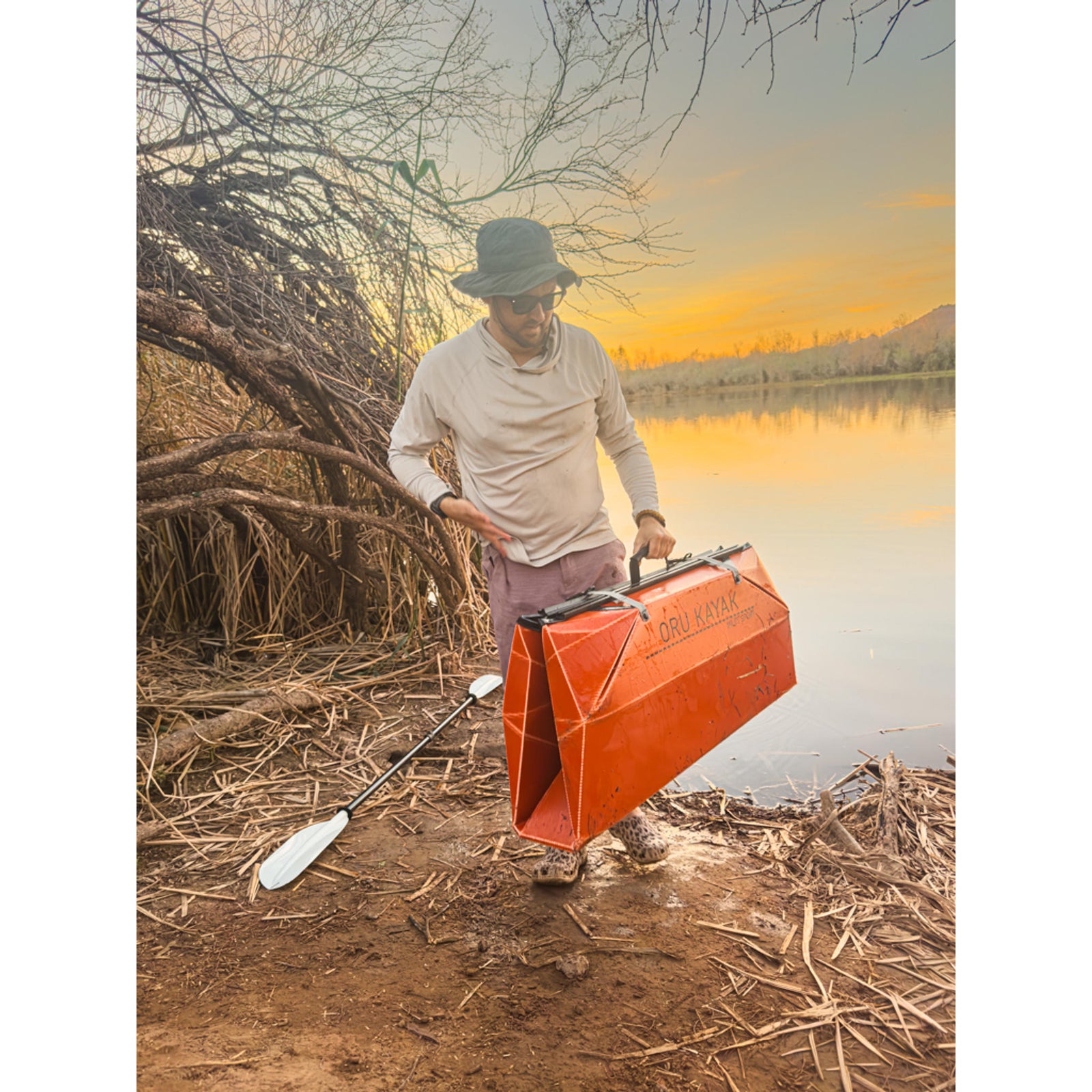 Inlet Sport Oru Kayak OKY501-CYN-INS-01 Kayaks One Size / Cayen/Slate