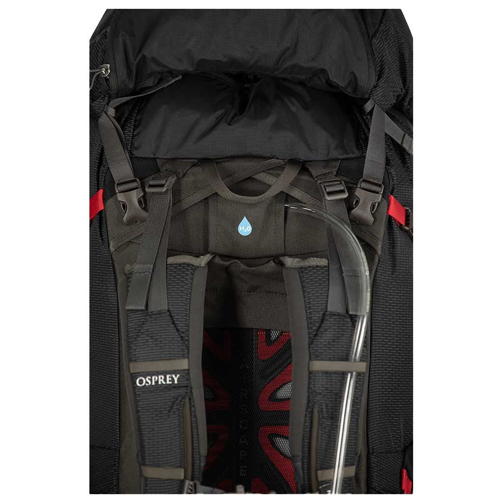 Osprey | Aether Plus 100 | Men's | Expedition Backpack | Black