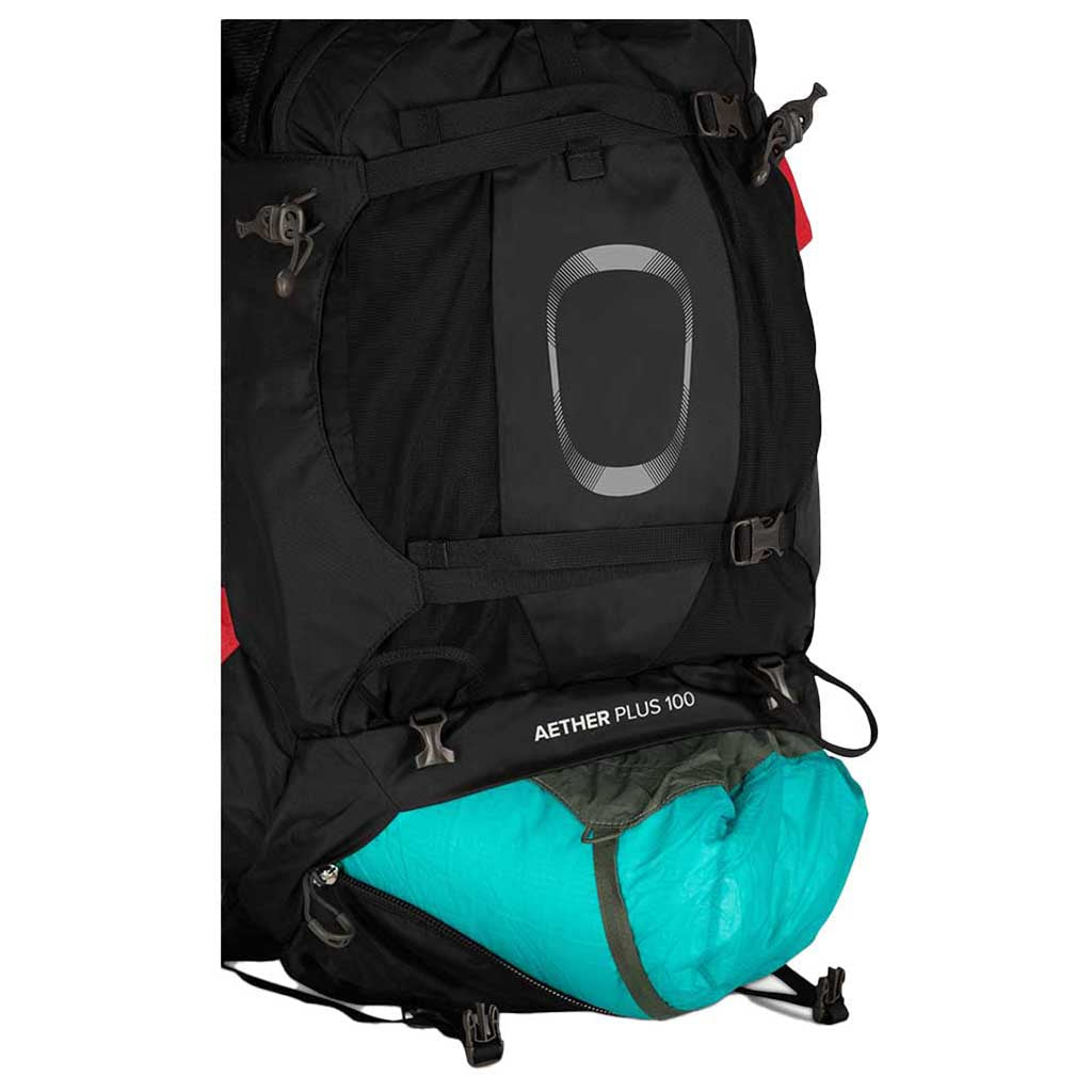 Osprey | Aether Plus 100 | Men's | Expedition Backpack | Black