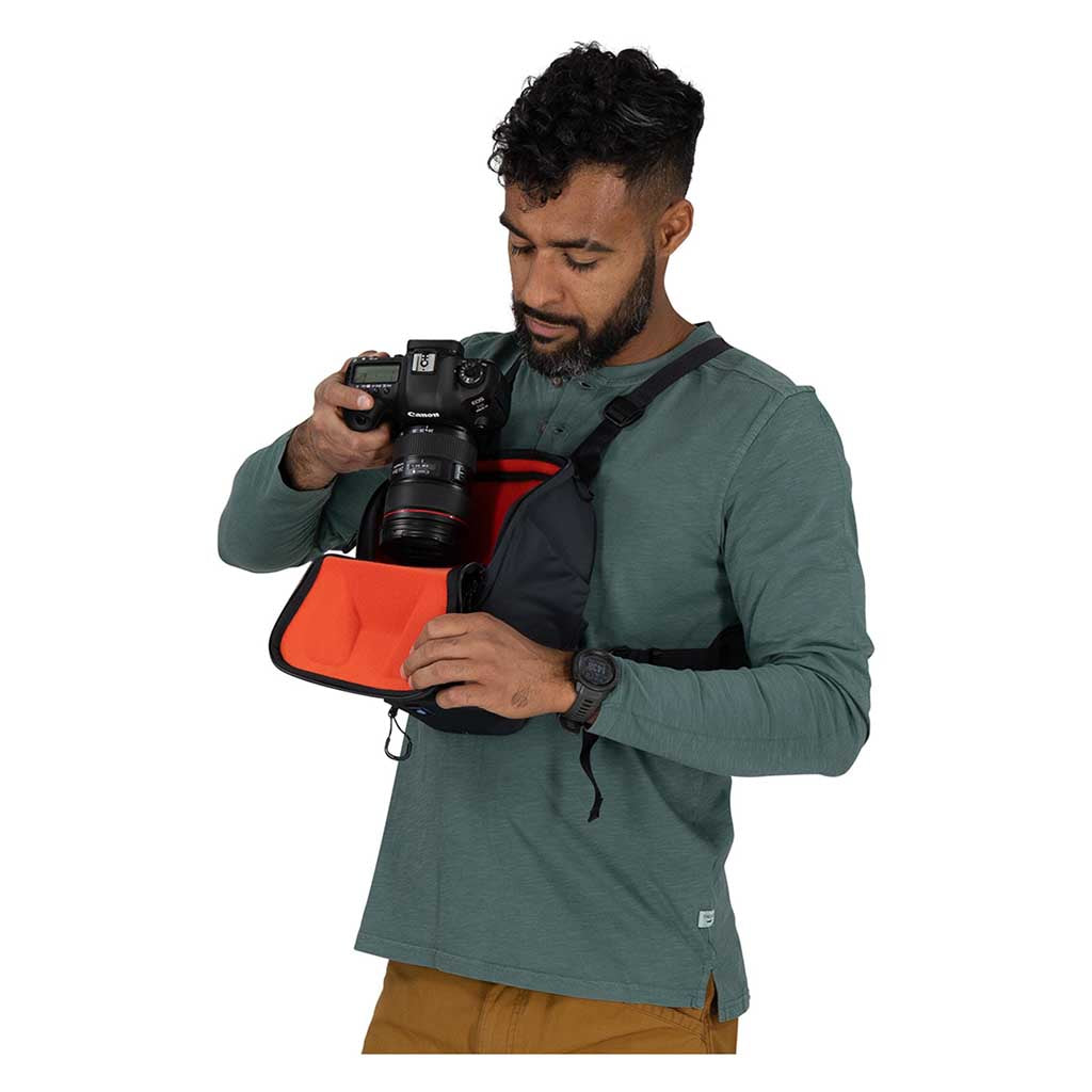 Osprey | Camera Rig | Chest Pouch | Charcoal Grey | WildBounds UK