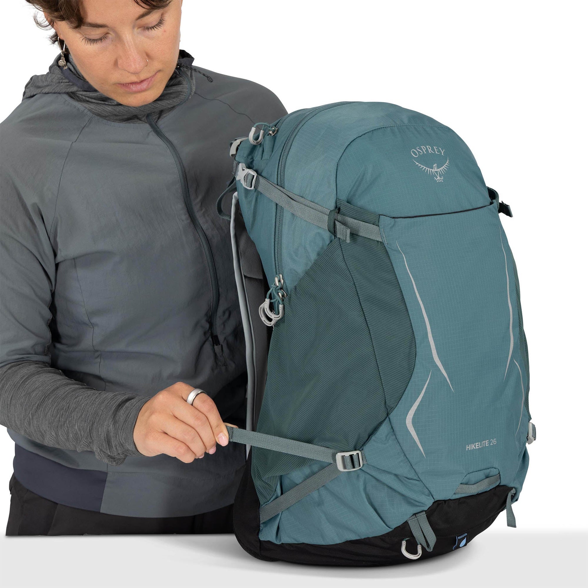 Osprey | Hikelite 26 Backpack | Graphite Purple | WildBounds UK