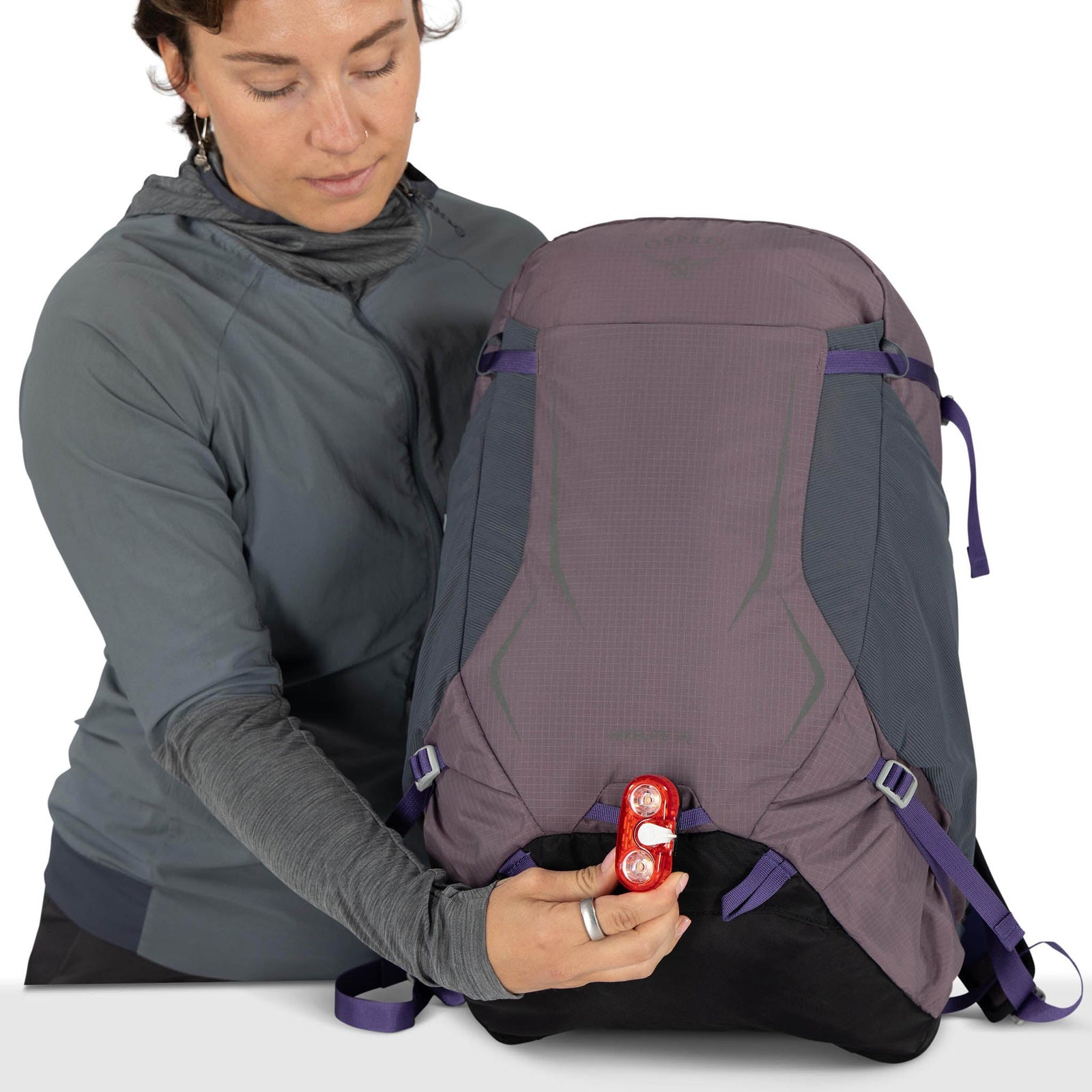 Hikelite 28 Osprey 10007553 Backpacks One Size / Graphite Purple