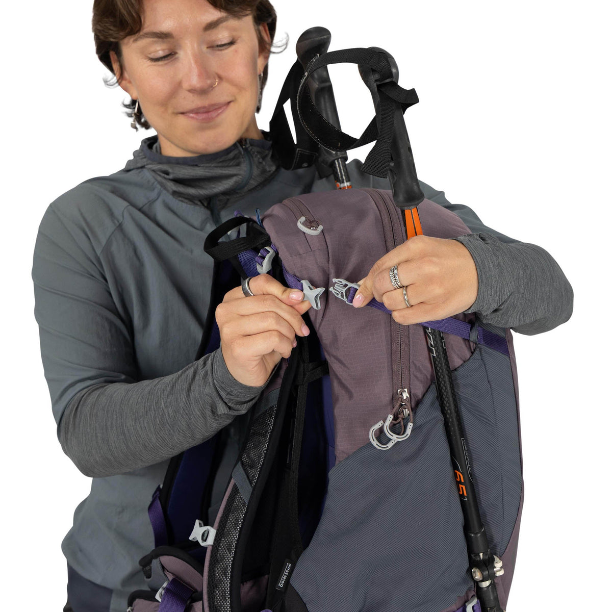Hikelite 28 Osprey 10007553 Backpacks One Size / Graphite Purple