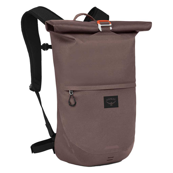 orange osprey biking backpack Osprey | Metron WP 25 | Bike Rolltop | Magma Brown/Goby Orange