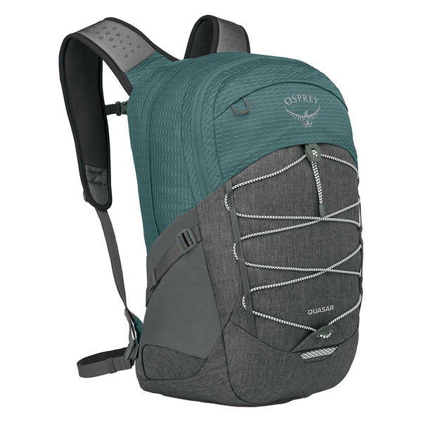 osprey backpack green gray Osprey | Quasar 26 Backpack | Cascade Blue/Coal Grey Heather