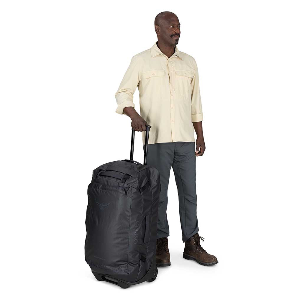 Rolling Transporter 90 Osprey 10006342 Wheeled Duffle Bags O/S / Raven Black/Black