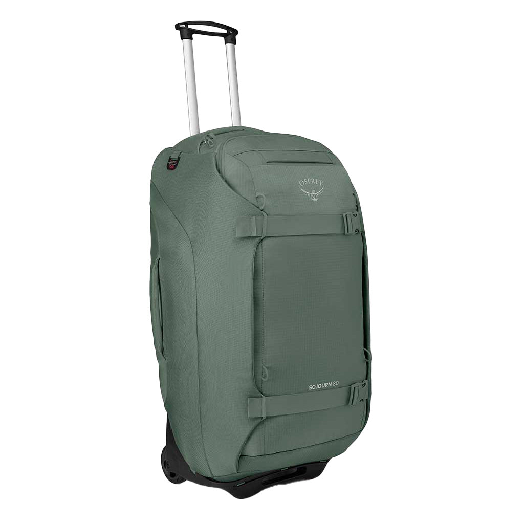 osprey 80l duffle bag Osprey | Sojourn Wheeled Travel Pack 80 | Koseret Green