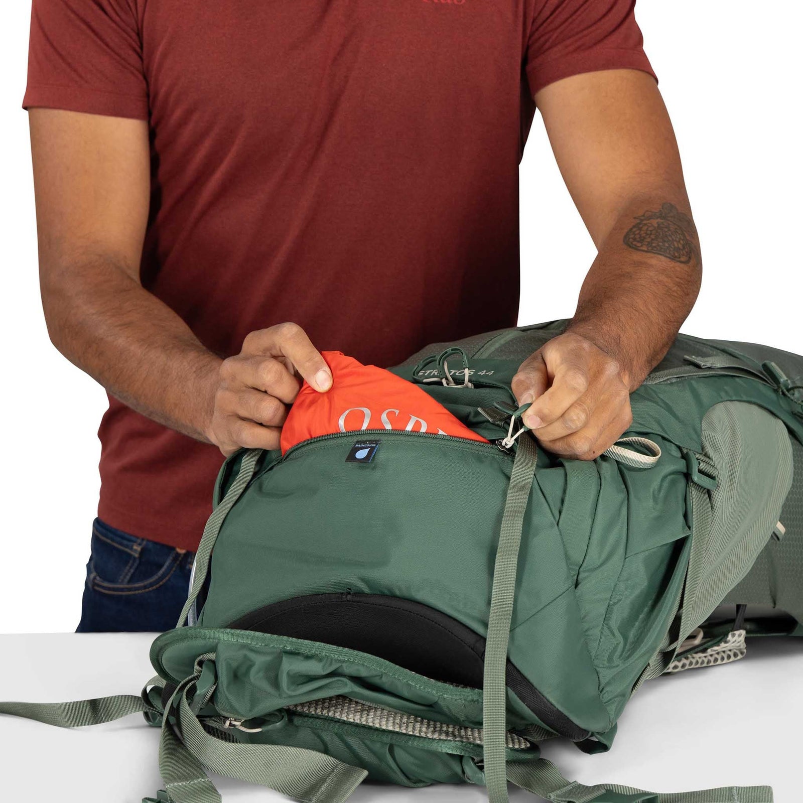 Stratos 44 | Men's Osprey 10007536 Backpacks 44L / Pine Leaf