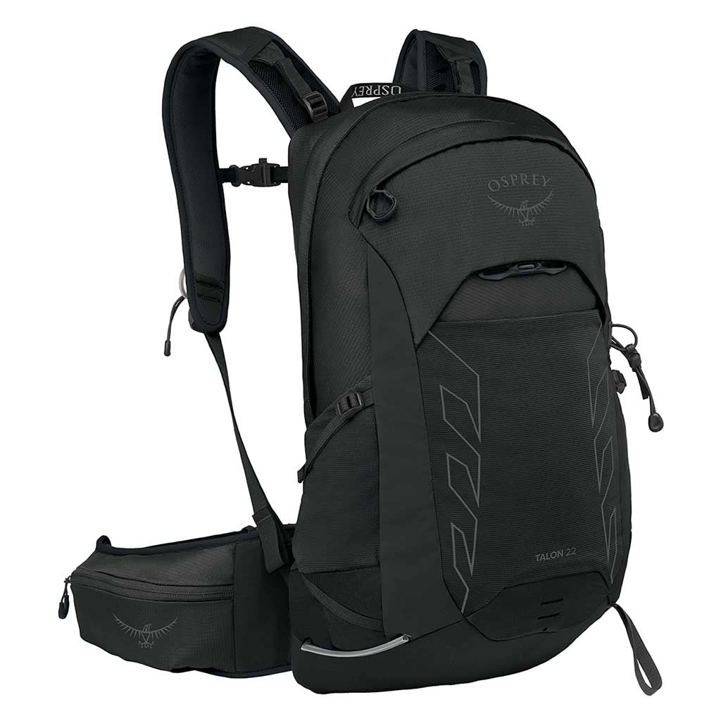 adjusting osprey backpack Osprey | Talon 22 | Extended Fit | Ultralight Pack | Black/Coal Grey